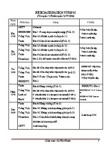 Kế hoạch bài học tuần 2 lớp 4 - Năm học 2016-2017 - Lê Văn Hoàn
